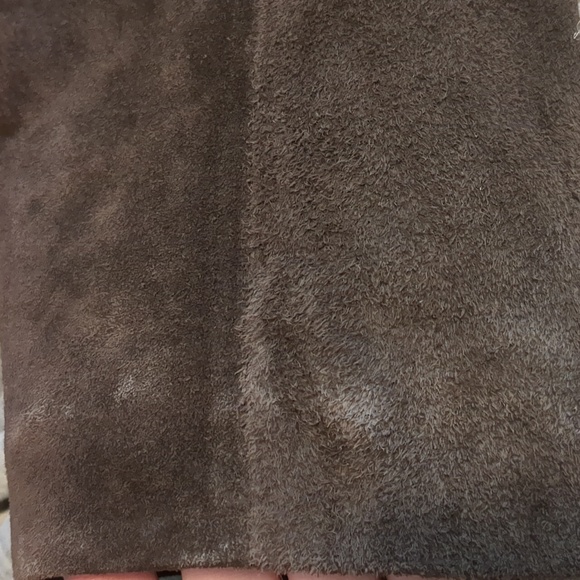 Chocolate Brown Suede Fitted Jacket - Never Worn - Picture 13 of 16